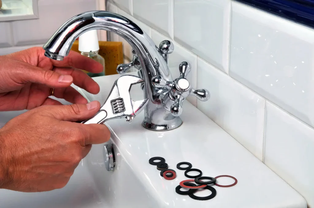 Bathroom faucet repair and fixture replacement by Gainesville Plumbing Pros